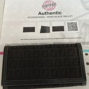 Black Fendi Wallet in Great used Condition